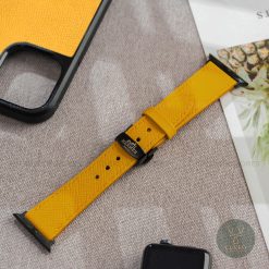Dây đồng hồ da bò Epsom khóa bướm HM - Ảnh 4