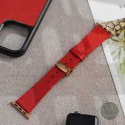 Dây đồng hồ da bò Epsom khóa bướm HM - Ảnh 7