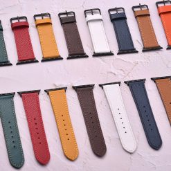 Dây đồng hồ da bò Epsom Pháp